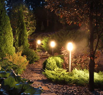 6 Ways to Boost Your Curb Appeal and Property Value Illuminated Garden Path Image