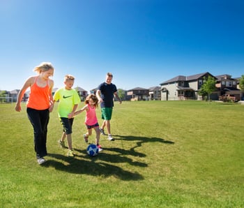 7 Benefits of Living in Calgary's Suburbs Family Image
